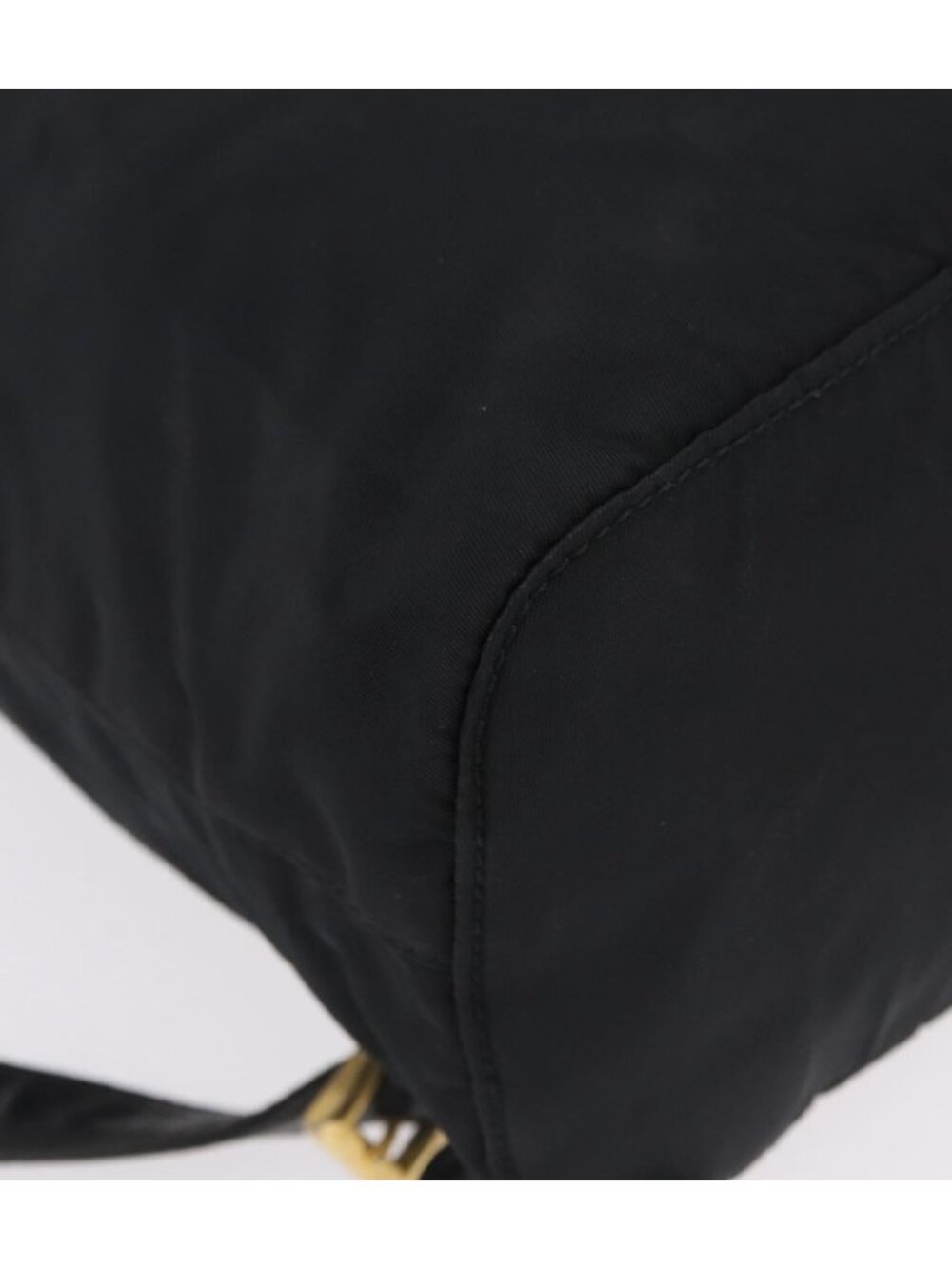 PRADA Backpack Nylon Black Gold - Picture 10 of 16